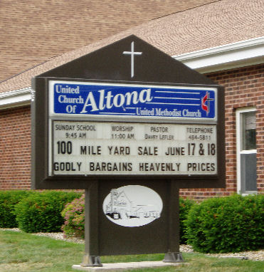 Altona Church Sign